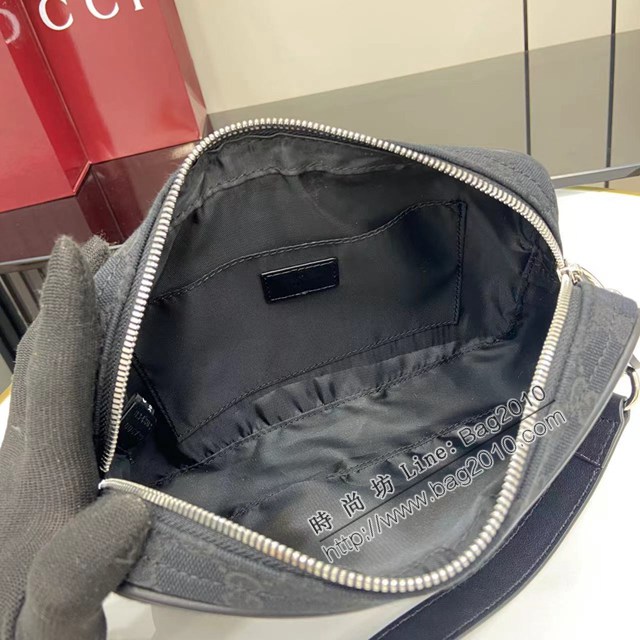 Gucci專櫃古馳最新款小號男士單肩斜挎包 jh2953型號：834802